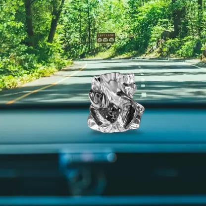 1195 Crystal Glass Ganesha Idol for Home, Office and Car Dashboard - SkyShopy 1195 Crystal Glass Ganesha Idol for Home, Office and Car Dashboard - SkyShopy